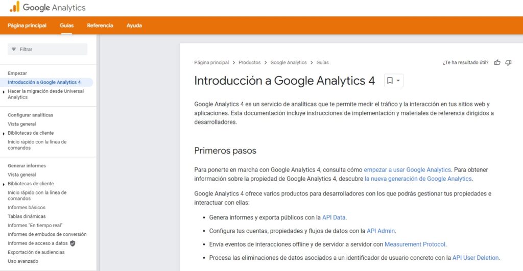 google analytics 4 analisis interaccion